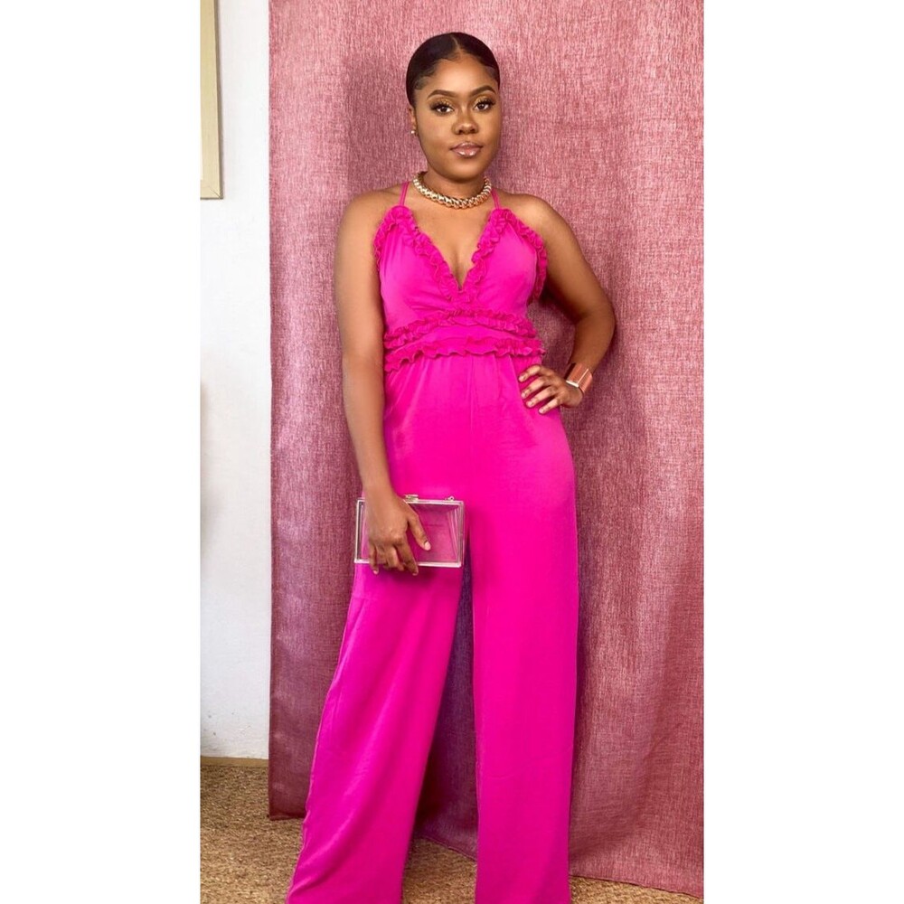 Iris Pink Jumpsuit